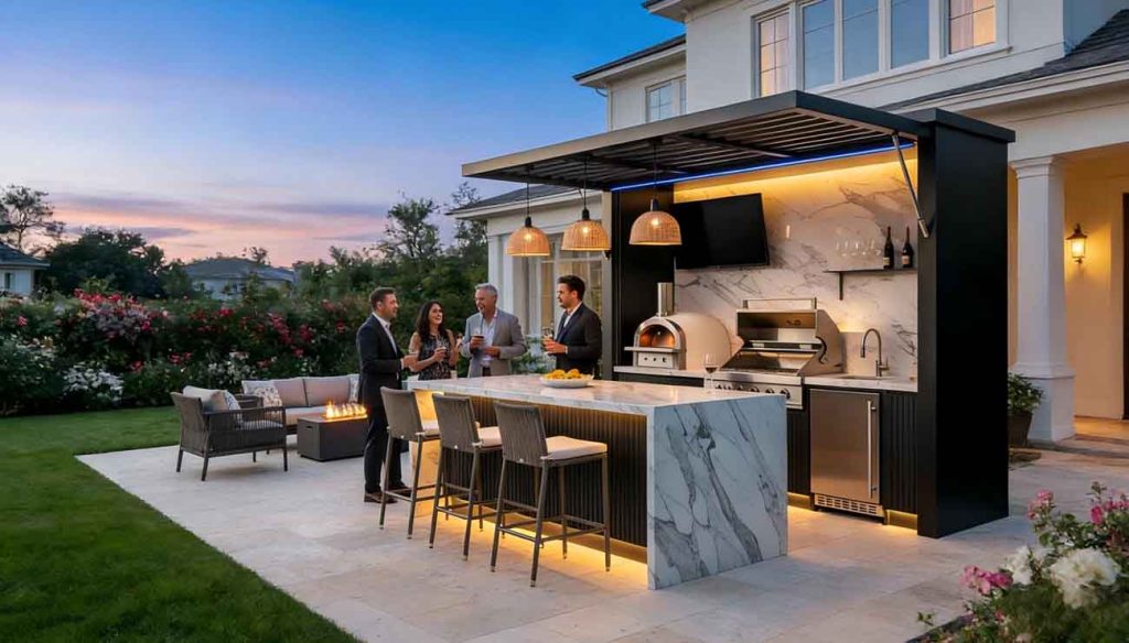 Luxury Outdoor Kitchen Ideas | Tayton Construction